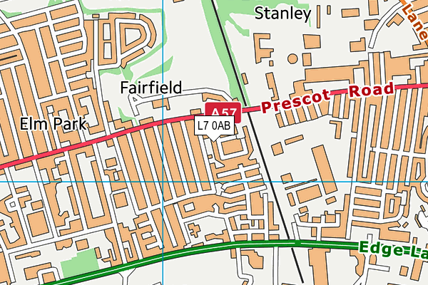 L7 0AB map - OS VectorMap District (Ordnance Survey) L7 0AB map - OS VectorMap District (Ordnance Survey)