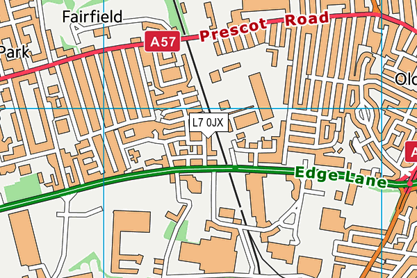 L7 0JX map - OS VectorMap District (Ordnance Survey) L7 0JX map - OS VectorMap District (Ordnance Survey)