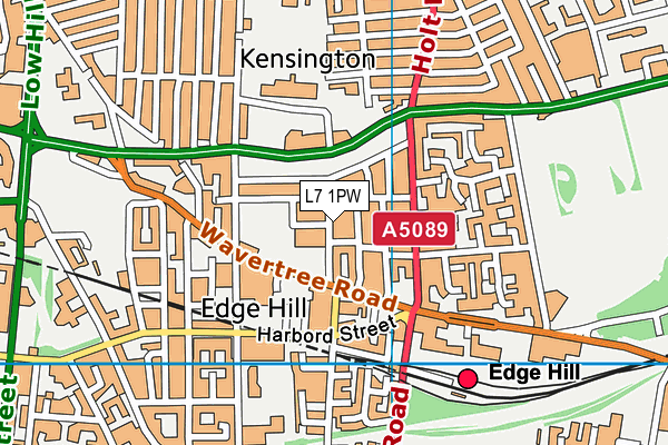 L7 1PW map - OS VectorMap District (Ordnance Survey) L7 1PW map - OS VectorMap District (Ordnance Survey)