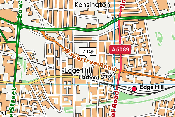 L7 1QH map - OS VectorMap District (Ordnance Survey) L7 1QH map - OS VectorMap District (Ordnance Survey)