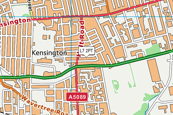 L7 2PT map - OS VectorMap District (Ordnance Survey) L7 2PT map - OS VectorMap District (Ordnance Survey)