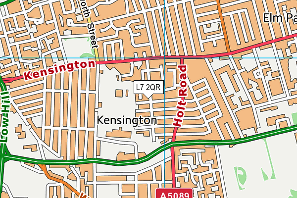 L7 2QR map - OS VectorMap District (Ordnance Survey) L7 2QR map - OS VectorMap District (Ordnance Survey)