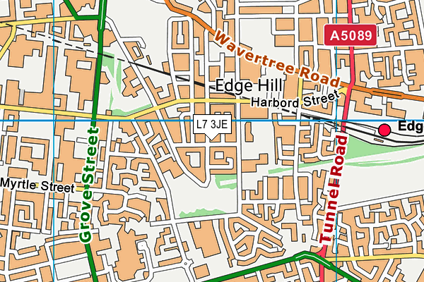 L7 3JE map - OS VectorMap District (Ordnance Survey) L7 3JE map - OS VectorMap District (Ordnance Survey)