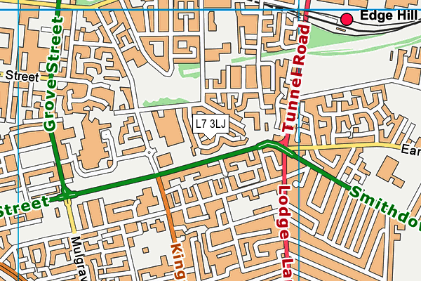 L7 3LJ map - OS VectorMap District (Ordnance Survey) L7 3LJ map - OS VectorMap District (Ordnance Survey)