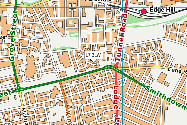 L7 3LW map - OS VectorMap District (Ordnance Survey) L7 3LW map - OS VectorMap District (Ordnance Survey)