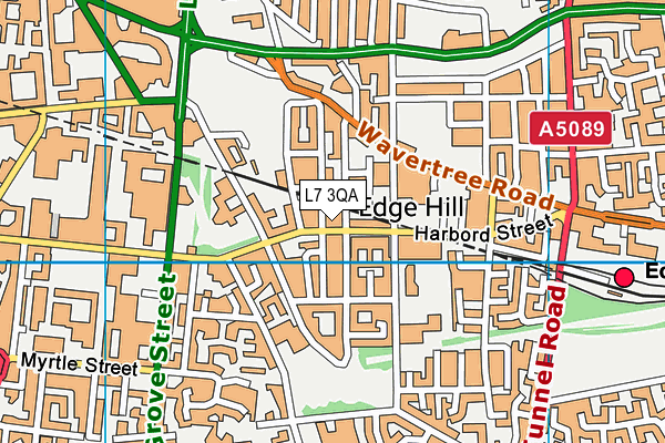 L7 3QA map - OS VectorMap District (Ordnance Survey) L7 3QA map - OS VectorMap District (Ordnance Survey)