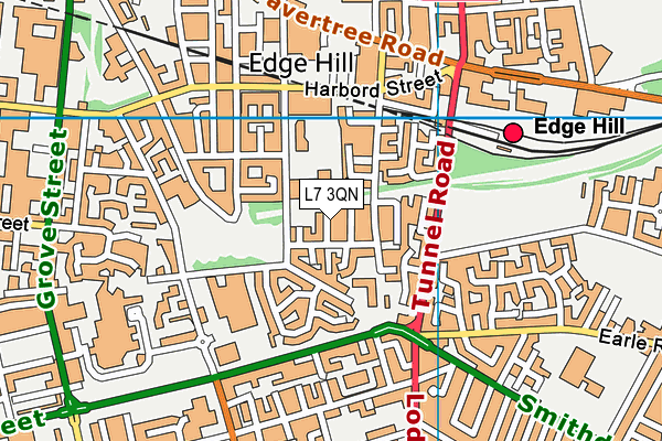 L7 3QN map - OS VectorMap District (Ordnance Survey)