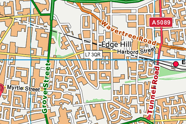 L7 3QR map - OS VectorMap District (Ordnance Survey)