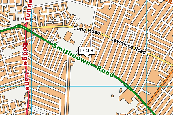 L7 4LH map - OS VectorMap District (Ordnance Survey) L7 4LH map - OS VectorMap District (Ordnance Survey)