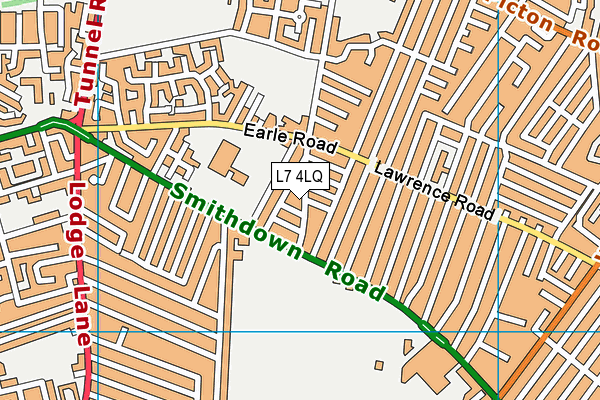 L7 4LQ map - OS VectorMap District (Ordnance Survey)
