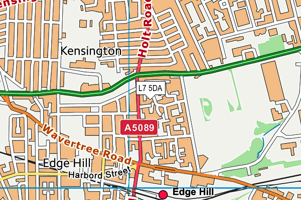L7 5DA map - OS VectorMap District (Ordnance Survey)