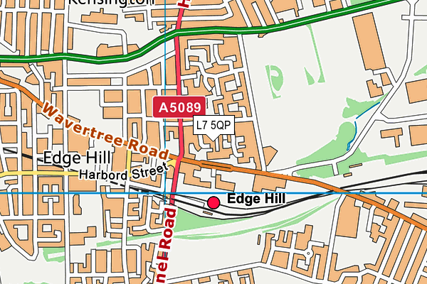 L7 5QP map - OS VectorMap District (Ordnance Survey)
