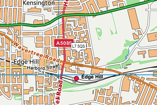 L7 5QS map - OS VectorMap District (Ordnance Survey)