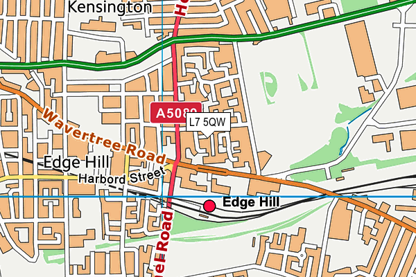 L7 5QW map - OS VectorMap District (Ordnance Survey) L7 5QW map - OS VectorMap District (Ordnance Survey)