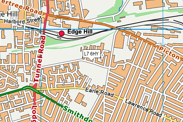L7 6HY map - OS VectorMap District (Ordnance Survey)