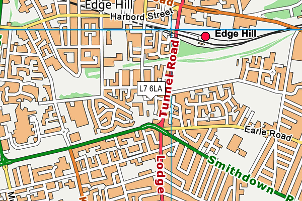 L7 6LA map - OS VectorMap District (Ordnance Survey) L7 6LA map - OS VectorMap District (Ordnance Survey)