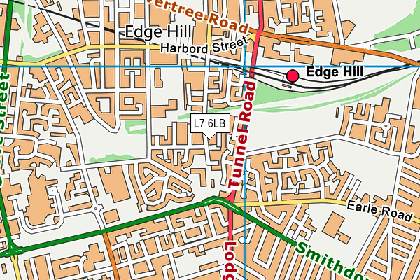 L7 6LB map - OS VectorMap District (Ordnance Survey) L7 6LB map - OS VectorMap District (Ordnance Survey)