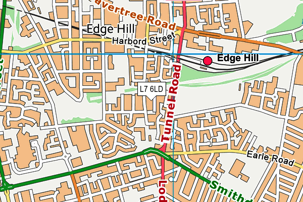 L7 6LD map - OS VectorMap District (Ordnance Survey) L7 6LD map - OS VectorMap District (Ordnance Survey)