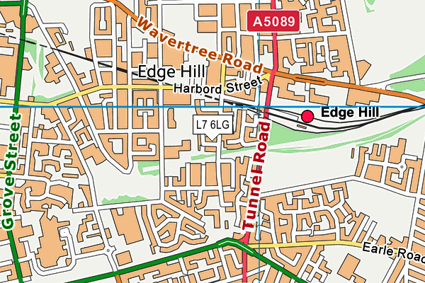 L7 6LG map - OS VectorMap District (Ordnance Survey)