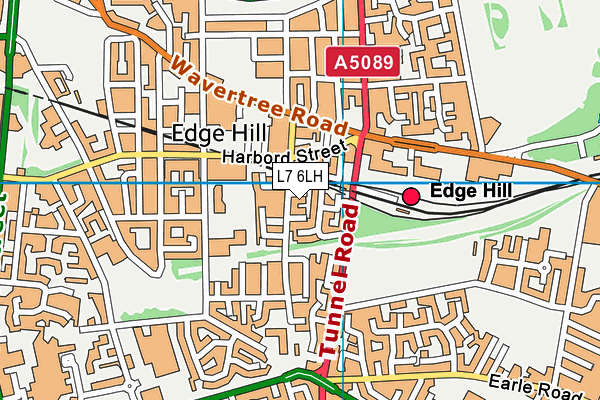 L7 6LH map - OS VectorMap District (Ordnance Survey) L7 6LH map - OS VectorMap District (Ordnance Survey)