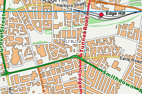 L7 6LJ map - OS VectorMap District (Ordnance Survey) L7 6LJ map - OS VectorMap District (Ordnance Survey)
