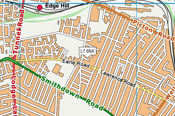 L7 6NX map - OS VectorMap District (Ordnance Survey) L7 6NX map - OS VectorMap District (Ordnance Survey)