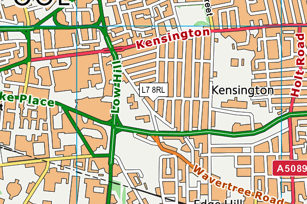 L7 8RL map - OS VectorMap District (Ordnance Survey) L7 8RL map - OS VectorMap District (Ordnance Survey)