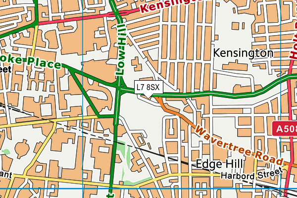 L7 8SX map - OS VectorMap District (Ordnance Survey) L7 8SX map - OS VectorMap District (Ordnance Survey)