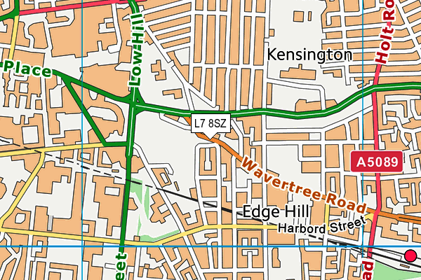 L7 8SZ map - OS VectorMap District (Ordnance Survey) L7 8SZ map - OS VectorMap District (Ordnance Survey)