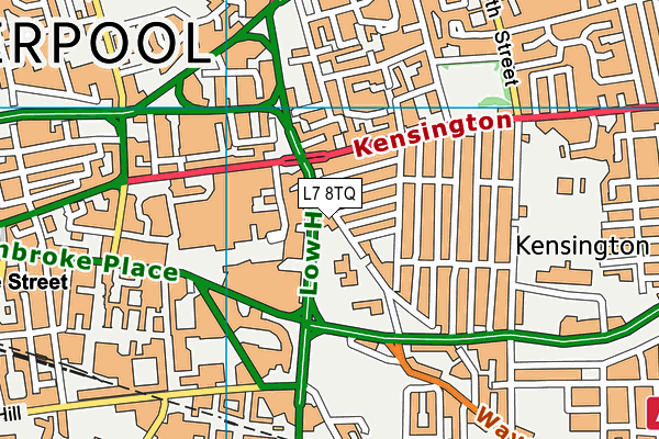 L7 8TQ map - OS VectorMap District (Ordnance Survey) L7 8TQ map - OS VectorMap District (Ordnance Survey)
