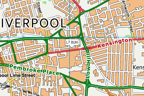 L7 8UH map - OS VectorMap District (Ordnance Survey) L7 8UH map - OS VectorMap District (Ordnance Survey)