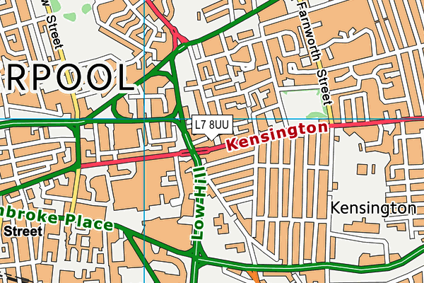 L7 8UU map - OS VectorMap District (Ordnance Survey) L7 8UU map - OS VectorMap District (Ordnance Survey)