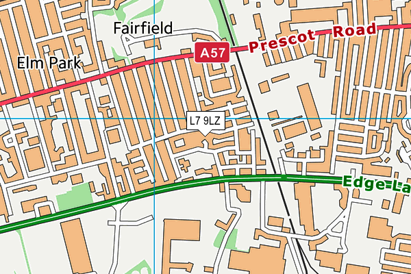 L7 9LZ map - OS VectorMap District (Ordnance Survey) L7 9LZ map - OS VectorMap District (Ordnance Survey)