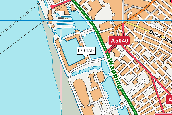 L70 1AD map - OS VectorMap District (Ordnance Survey) L70 1AD map - OS VectorMap District (Ordnance Survey)