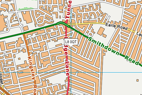 L8 0QT map - OS VectorMap District (Ordnance Survey) L8 0QT map - OS VectorMap District (Ordnance Survey)
