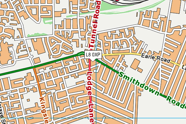 L8 0XP map - OS VectorMap District (Ordnance Survey) L8 0XP map - OS VectorMap District (Ordnance Survey)