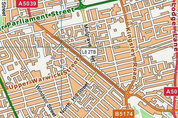 L8 2TB map - OS VectorMap District (Ordnance Survey) L8 2TB map - OS VectorMap District (Ordnance Survey)