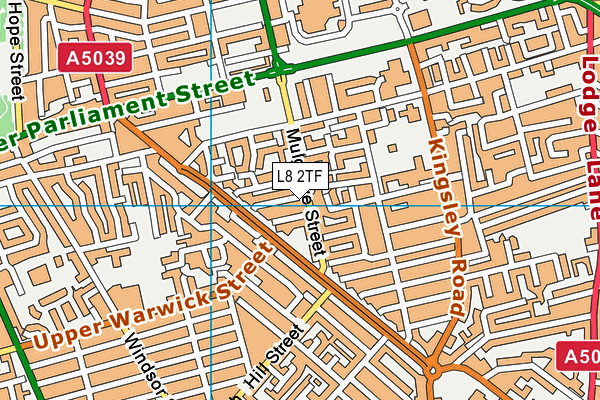 L8 2TF map - OS VectorMap District (Ordnance Survey) L8 2TF map - OS VectorMap District (Ordnance Survey)