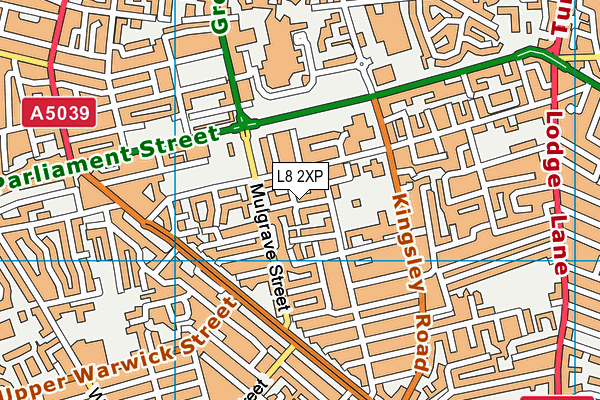 L8 2XP map - OS VectorMap District (Ordnance Survey) L8 2XP map - OS VectorMap District (Ordnance Survey)