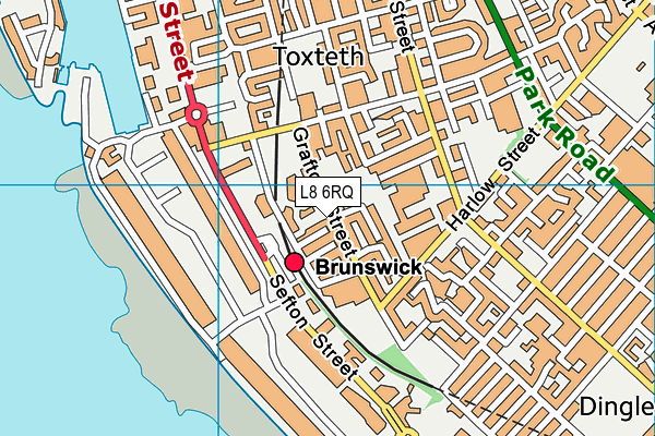 L8 6RQ map - OS VectorMap District (Ordnance Survey) L8 6RQ map - OS VectorMap District (Ordnance Survey)