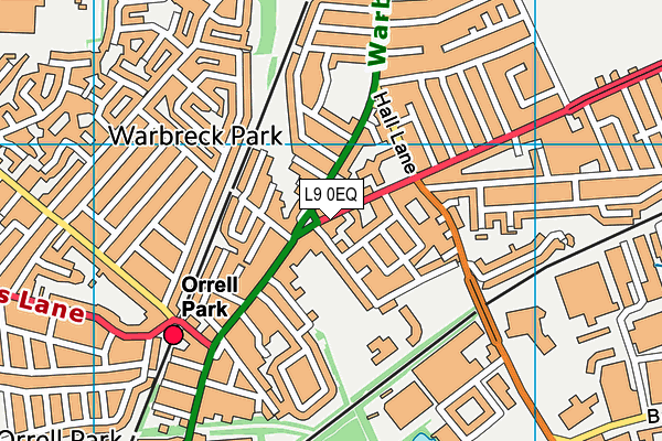L9 0EQ map - OS VectorMap District (Ordnance Survey) L9 0EQ map - OS VectorMap District (Ordnance Survey)