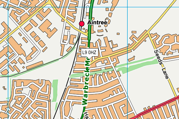 L9 0HZ map - OS VectorMap District (Ordnance Survey) L9 0HZ map - OS VectorMap District (Ordnance Survey)