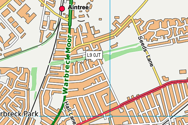 L9 0JT map - OS VectorMap District (Ordnance Survey) L9 0JT map - OS VectorMap District (Ordnance Survey)