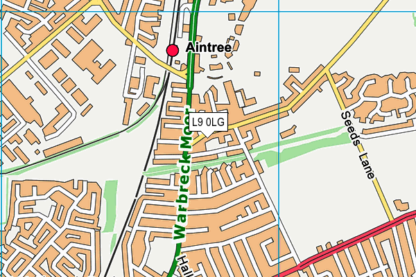 L9 0LG map - OS VectorMap District (Ordnance Survey) L9 0LG map - OS VectorMap District (Ordnance Survey)