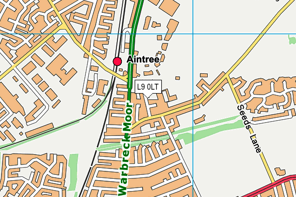L9 0LT map - OS VectorMap District (Ordnance Survey) L9 0LT map - OS VectorMap District (Ordnance Survey)