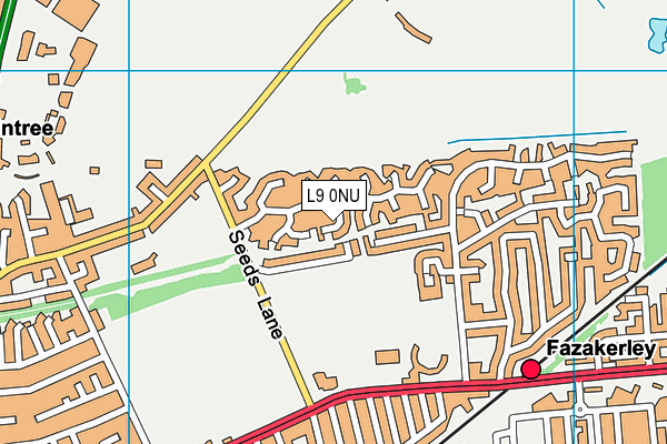 L9 0NU map - OS VectorMap District (Ordnance Survey) L9 0NU map - OS VectorMap District (Ordnance Survey)
