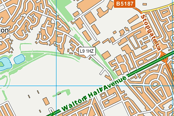 L9 1HZ map - OS VectorMap District (Ordnance Survey) L9 1HZ map - OS VectorMap District (Ordnance Survey)