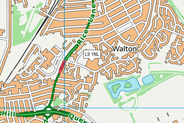 L9 1NL map - OS VectorMap District (Ordnance Survey) L9 1NL map - OS VectorMap District (Ordnance Survey)