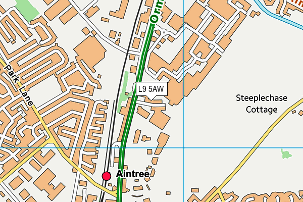 L9 5AW map - OS VectorMap District (Ordnance Survey) L9 5AW map - OS VectorMap District (Ordnance Survey)