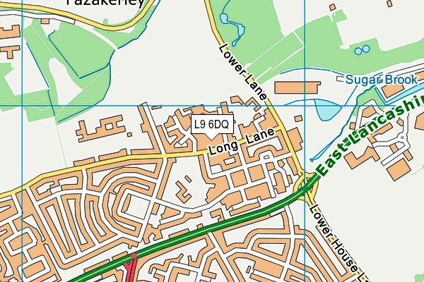 L9 6DQ map - OS VectorMap District (Ordnance Survey) L9 6DQ map - OS VectorMap District (Ordnance Survey)